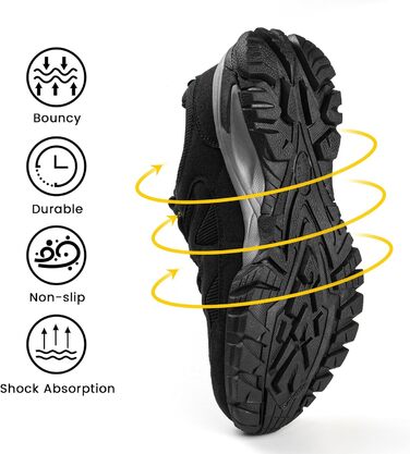 Водонепроникні трекінгові черевики CC-Los для жінок, розмір 36-42, чорні
