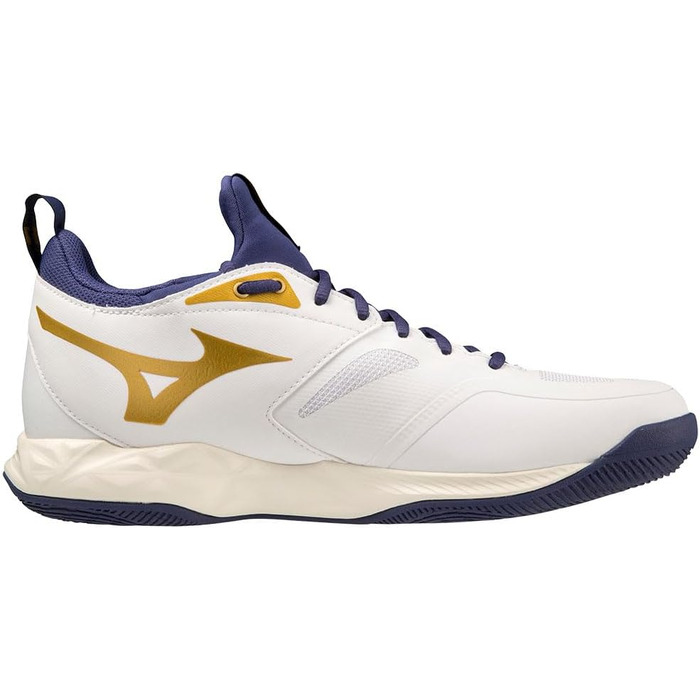 Волейбольне взуття Mizuno Wellenmaße 50 EU White Blueribbon Mp Gold