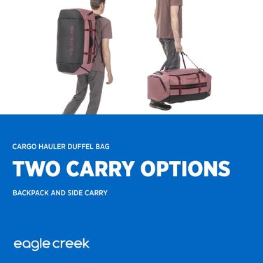 Дорожня сумка Eagle Creek Cargo Hauler 40 л, водостійка, зносостійка, з переробленого поліестеру, 32x56x23 см, сірий
