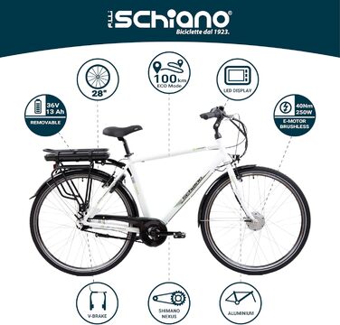 Електровелосипед F.lli Schiano E-Moon 28