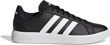 Жіночі кеди adidas Grand Court TD Lifestyle Court Casual, чорні з білими смугами, розмір 37 1/3 EU