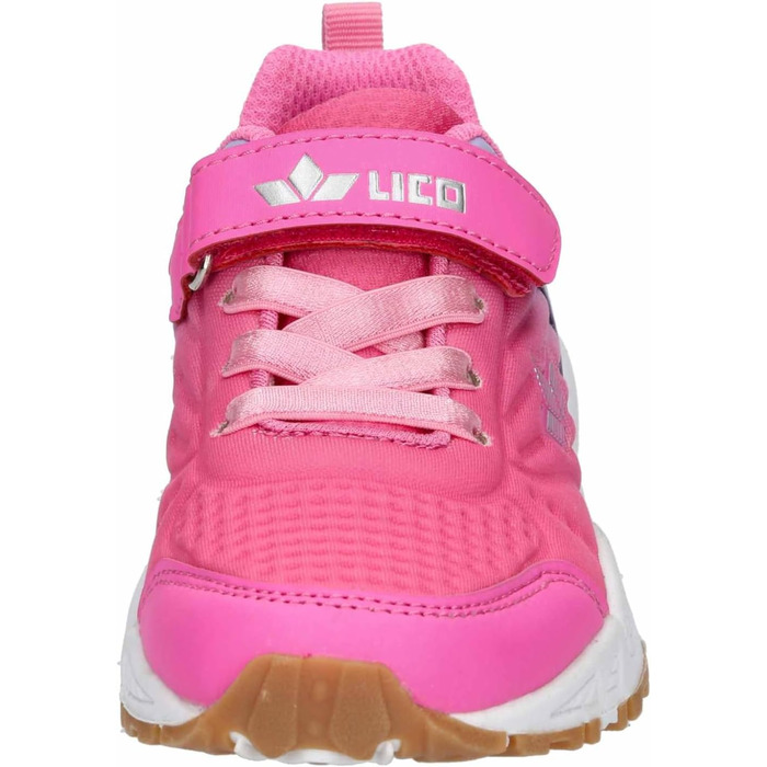 Дитячі спортивні зала-турнірні кросівки Lico Refugio (26 EU, рожево-лілові)