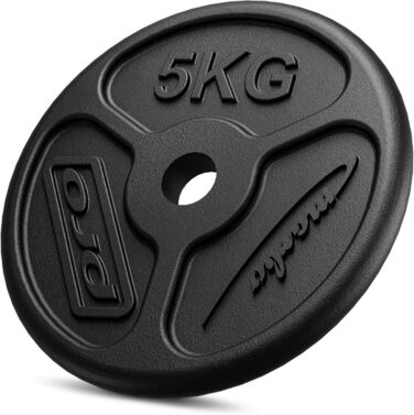Комплект гантельних дисків Marbo Sport Slim Guss 30/31 мм, 30/50/60 кг, чавунні, виготовлено в ЄС