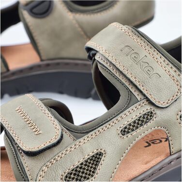 Чоловічі сандалі Rieker 22761 класичні, зелені, розмір 43 EU