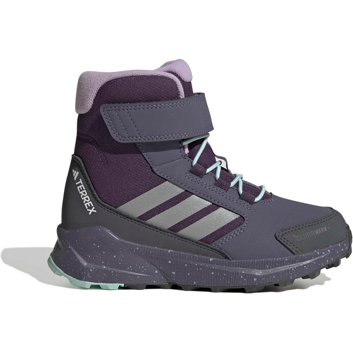 Дитячі трекінгові черевики Adidas Terrex Trailmaker 2 Climawarm+ для дітей, 33 EU, Aurora Plum/Matte Silver/Semi Flash Aqua