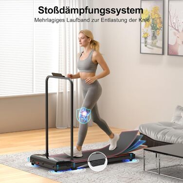Електричний біговий міні-тренажер Laufpad для дому з пультом керування, компактний та легкий, ShabanJesy