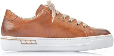 Кросівки жіночі Rieker L88C2, коричневі шкіряні, 40 EU