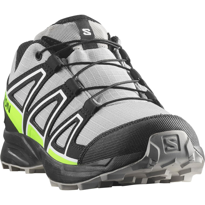 Черевики трекінгові Salomon Speedcross Waterproof для хлопчиків, 35 EU, Alloy Black Green Gecko