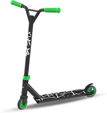 Трюковий самокат Carromco Action Rider 100 зелено-чорний, для скейтпарку, HIC-компресія