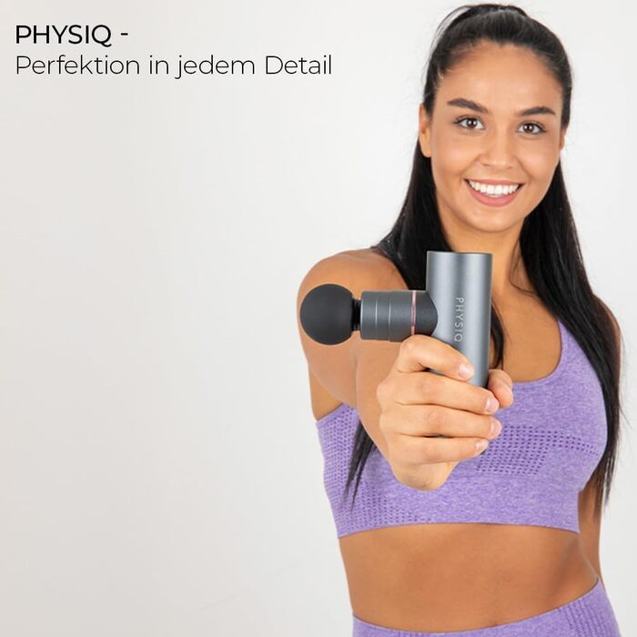 PHYSIQ Масажний пістолет для тіла, масажер для шиї, спини та фасцій, електричний масажер-ган для м'язів
