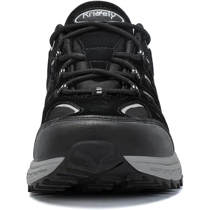 Черевики Kricely для трекінгу та хайкінгу: чоловічі туристичні черевики, спортивне взуття для гір, хайкінгу та трекінгу, чорний, 47 EU