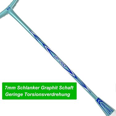 Набір для бадмінтону Graphit: ракетки з карбону, м'ячики, ручки, сумка. Зносостійкий дизайн