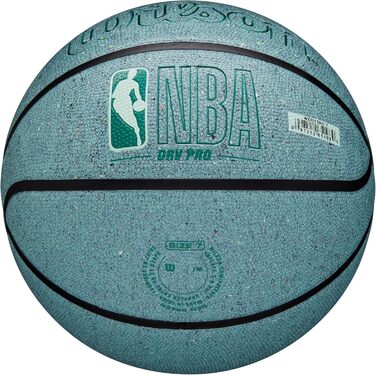 Баскетбольний м'яч Wilson NBA DRV Series для залу та вулиці, м'ята, розмір 7