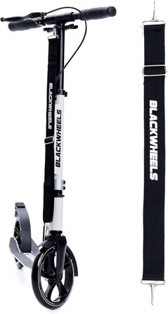 Самокат Blackwheels Orio Cityroller 200мм, складаний, білий - алюмінієвий, з регулюванням висоти, ABEC 7, для підлітків та дорослих