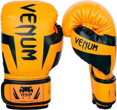 Дитячі боксерські рукавички Venum Elite, флуоранжеві, розмір S