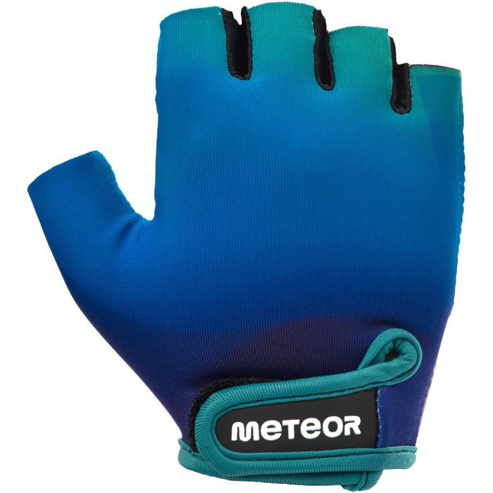 Велосипедні рукавички Meteor Unisex для дітей та BMX - гелеві, Fluid (XS)