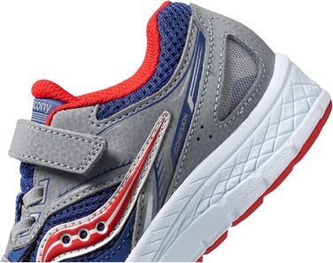 Дитячі кросівки Saucony Cohesion 14 з альтернативною застібкою (26 EU, темно-синій/червоний)