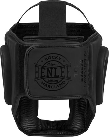 Боксерський шолом BENLEE Caesar Black Label, штучна шкіра, чорний, розмір L-XL