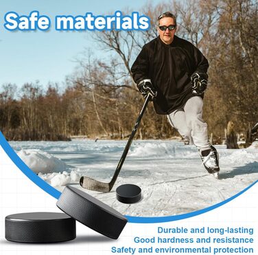 Набір шайб для хокею GRKB (4 шт.) – класичні шайби для дорослих