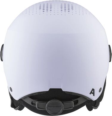 Жіночий лижний шолом Alpina Arber Visor Q-Lite, жорсткий корпус, фіолетовий, 54-58 см
