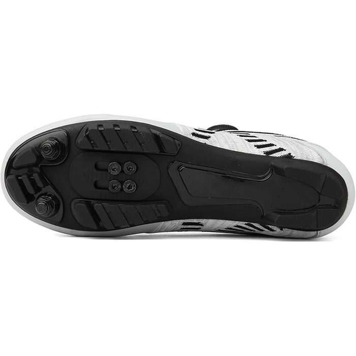 Чоловічі велотуфлі для шосе та MTB: дихаючі кросівки для велосипеда, сумісні з SPD педалями, розмір 43 EU, білі