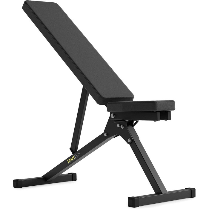 Регульована універсальна лава для жиму Marbo Sport SG-11, чорна, мультифункціональна тренувальна лава для фітнесу та бодібілдингу