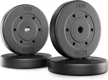 Набір млинців TREX SPORT 20 кг, пластикові, 25 мм, 4×5 кг