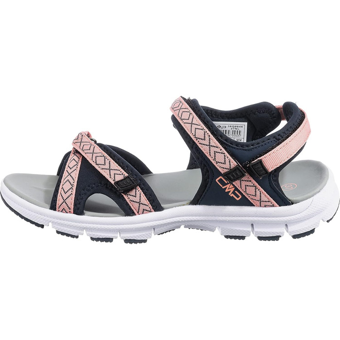 Жіночі трекінгові сандалії CMP Almaak, блакитно-персиковий, 39 EU