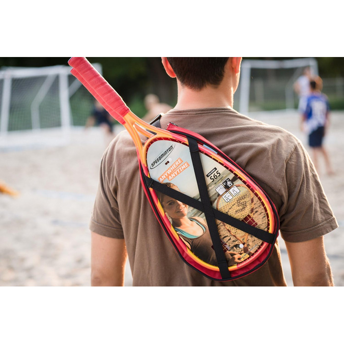 Набір Speedminton S65 для кросмінтону: ракетки, 3 волани Speeder, ліхтарики, сумка, стартовий комплект