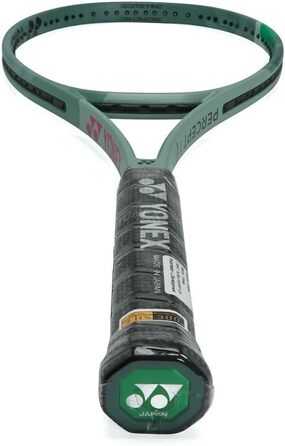 Тенісна ракетка YONEX Percept 100 300 г для змагань, світло-зелена/оливкова, без струн