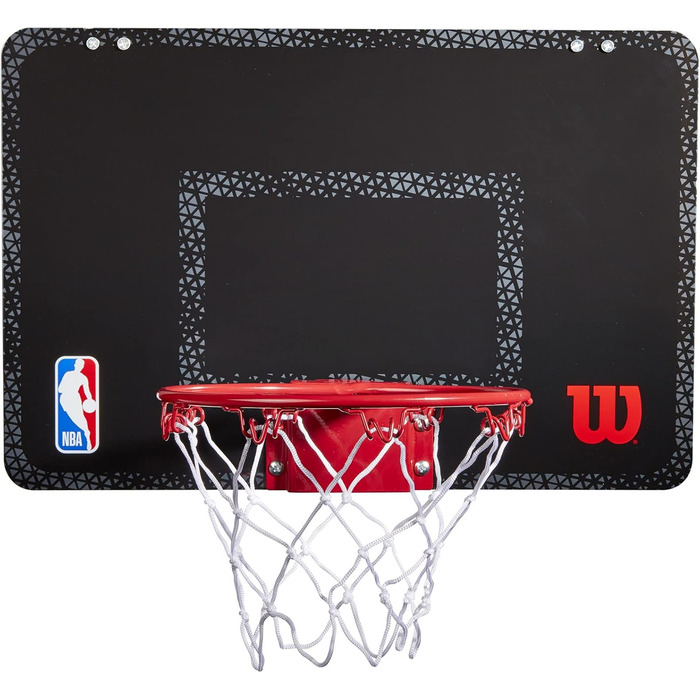 Міні-баскетбольне кільце Wilson NBA для дорослих, чорне, універсальний розмір