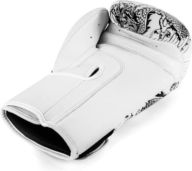 Боксерські рукавички Overlord Legend I для кікбоксингу, спарингу, боксу та MMA. Боксерські рукавички для чоловіків Overlord, різні розміри, білий, 8 oz.