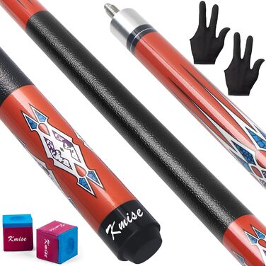 Набір більярдних київ Kmise Pool-Queue-Stick – 147 см, канадський клен, професійні, для дорослих, різні кольори, для барів, дому, більярдних столів