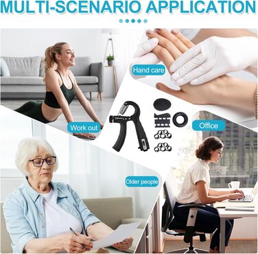 Набір для тренування кисті та пальців, регульоване навантаження 5-60 кг, для спортсменів та відновлення