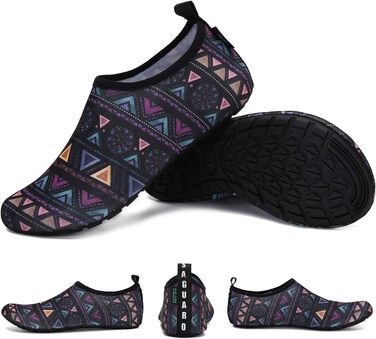 Чоловічі та жіночі аквашузи SAGUARO для плавання та відпочинку на природі, швидковисихаючі, розмір 37-47 EU, в клітинку