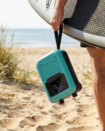 Насос електричний для SUP дошки 20PSI, 12V, автомобільний, подвійного дії, для накачування та здування SUP, каяків, надувних матраців
