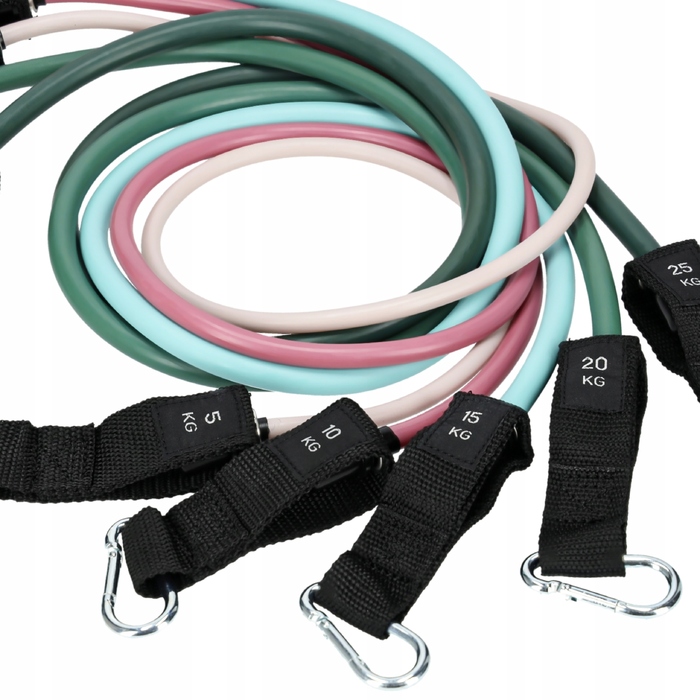 Набір фітнес-резисторів для тренувань Workout Bands, преміум якість