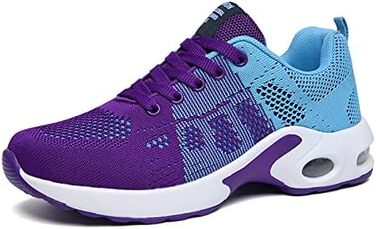 Жіночі кросівки для бігу Hitmars: спортивне взуття з повітряною подушкою, антиковзаючі, для бігу по вулицях, скандинавської ходьби, фітнесу. Розміри EU 36-46. Кольори: чорний, рожевий, червоний, помаранчевий, фіолетовий, білий.