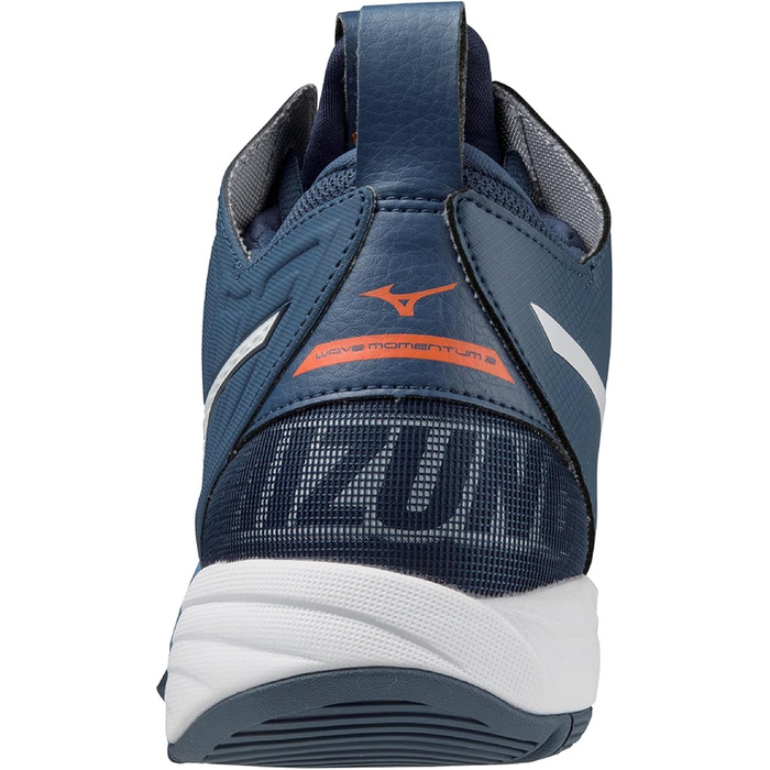 Кросівки Mizuno Wave Momentum 2 Mid - унісекс, розмір 44.5 EU, колір Dark Denim White Scarletibi