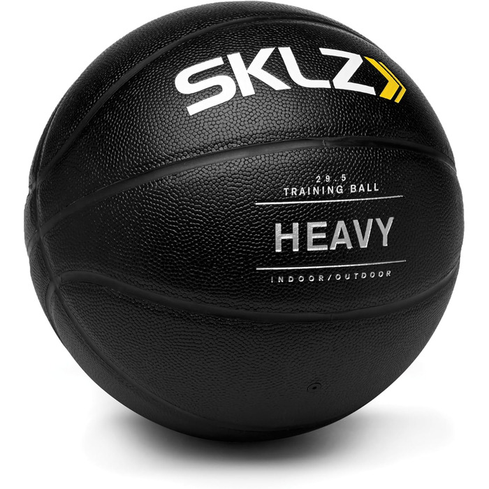 Тренувальний баскетбольний м'яч SKLZ Control для покращення дриблінгу і контролю м'яча, важкий, чорний