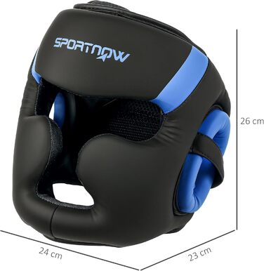 Захист голови для боксу та єдиноборств Sportnow, блакитний, універсальний розмір