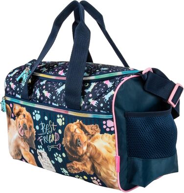 Дитяча спортивна сумка-рюкзак для собак, блакитна, 35 x 21 x 15 см, 10 літрів