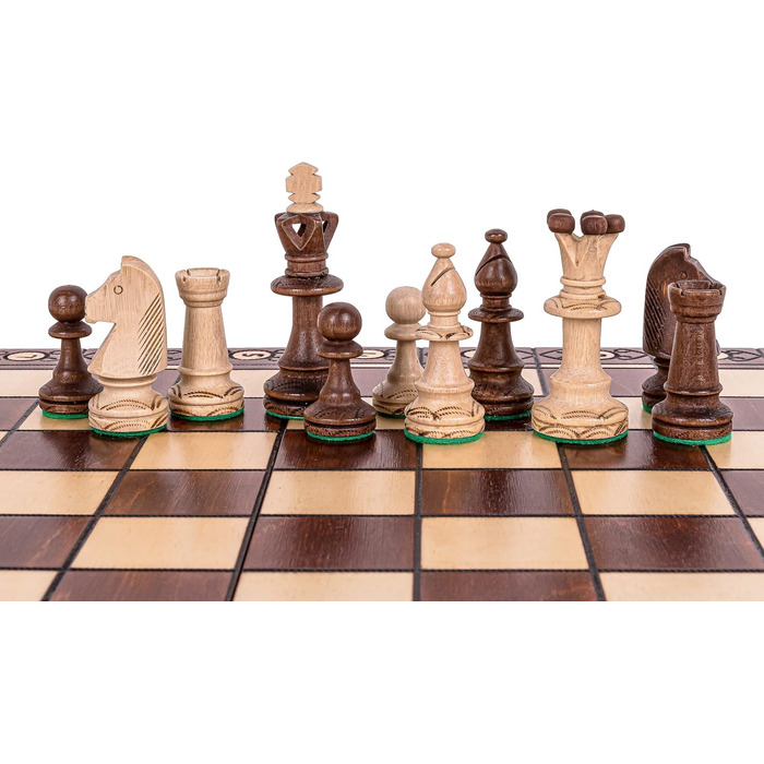 Шахи Consul з дерев'яною дошкою 48x48 см, фігури з дерева