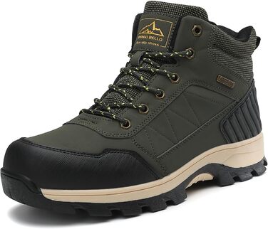 Чоловічі зимові черевики ARRIFIO BELLO: зимові черевики, вандер-черевики, трекінг черевики, утеплені, з антиковзанням, розмір 41-46, колір зелений