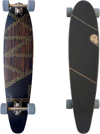 Лонгборд SWITCH Lynx Pintail 97 см для круїзингу, ABEC-9, склопластик, гнучкий, підвіски Paris V2 150 мм, для підлітків і дорослих, легкий, вироблено в Європі