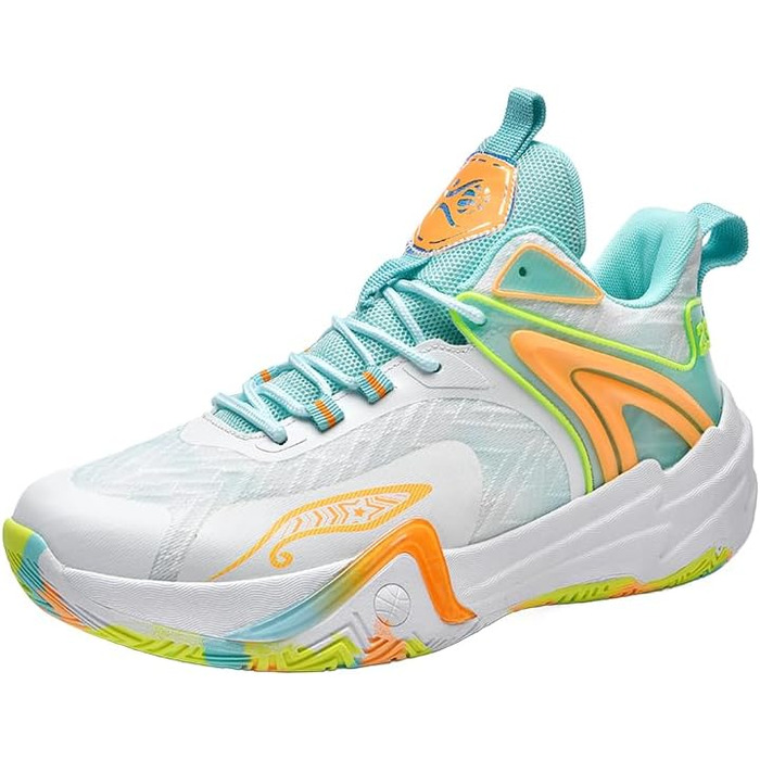 Жіночі баскетбольні кросівки, модні хай-топ спортивні снікерси, легкі волейбольні кросівки для ходьби, бігу та активного відпочинку (зелені, 41 EU)