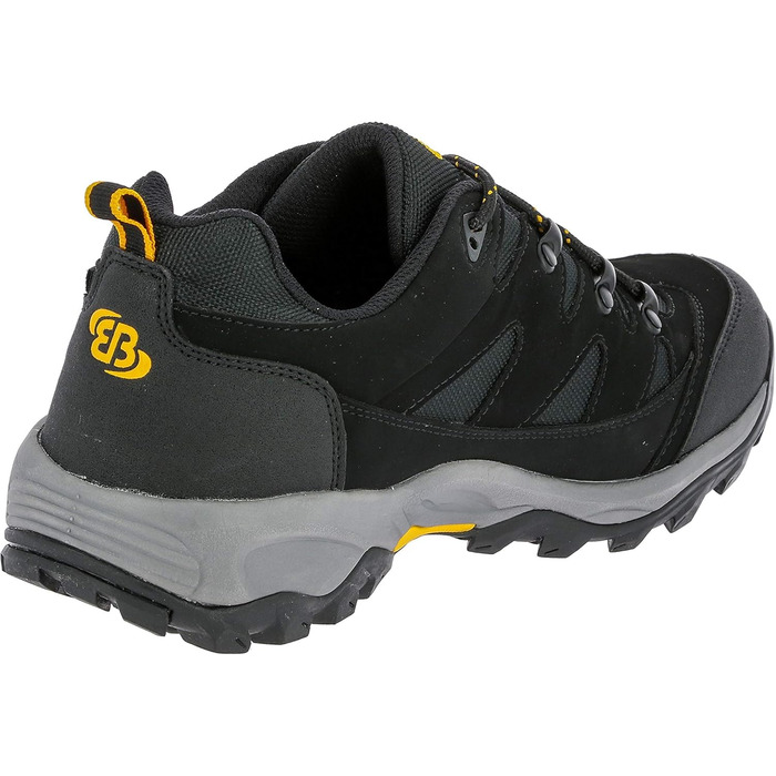 Черевики трекінгові та похідні Brütting Mount Hunter Low Unisex, 44 EU, чорний/жовтий