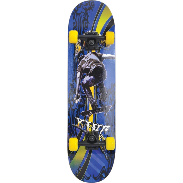 Скейтборд Schildkröt Slider 31'' для фрістайлу, 9-шаровий клен, ABEC7, подвійний кік, кольоровий
