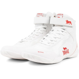 Боксерські боксерки Lonsdale Rufford біло-червоні (41 EU)