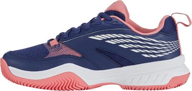 Жіноче тенісне взуття K-Swiss Speedex Hb, 37.5 EU, блакитний, білий, відтінок полуниці